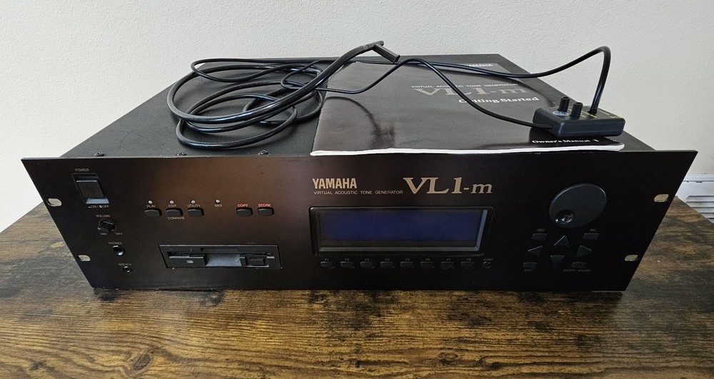 Yamaha VL1-m V2 Physical Modeling synth w TEControl Breath controller & Manual