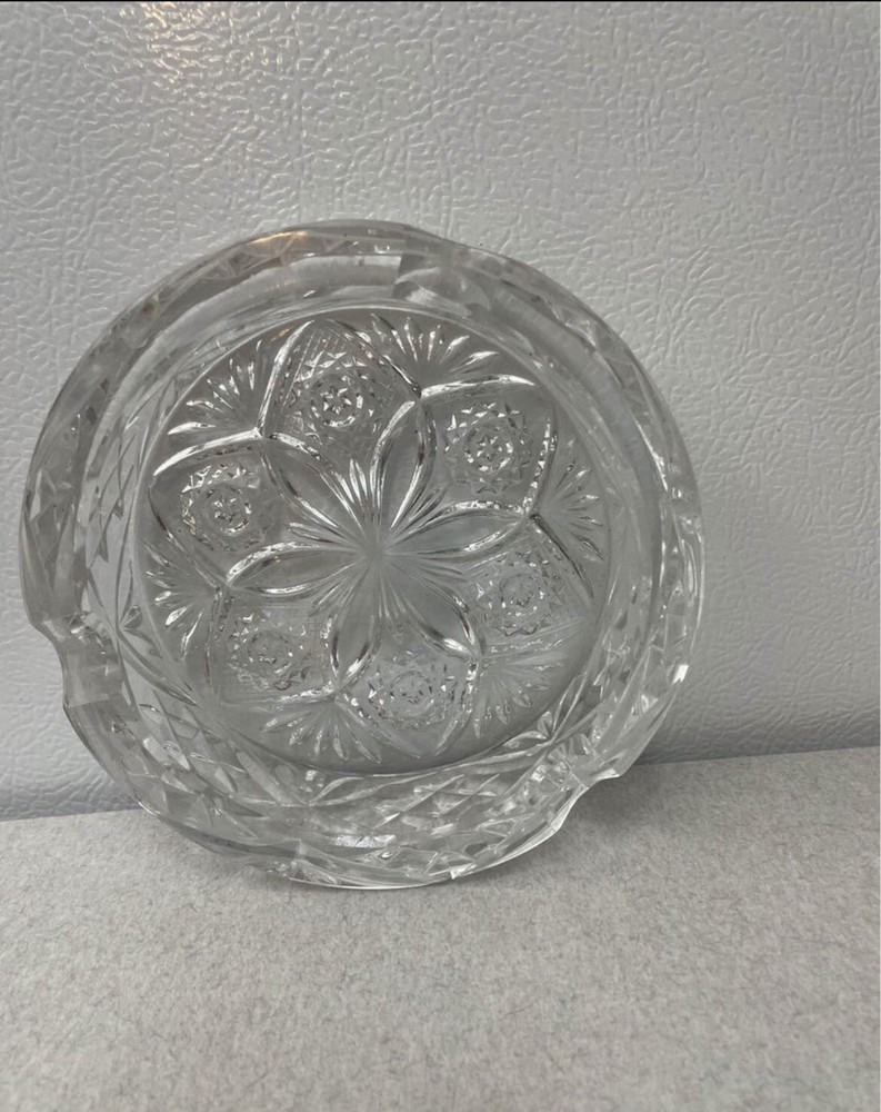 Vintage Crystal Ashtray