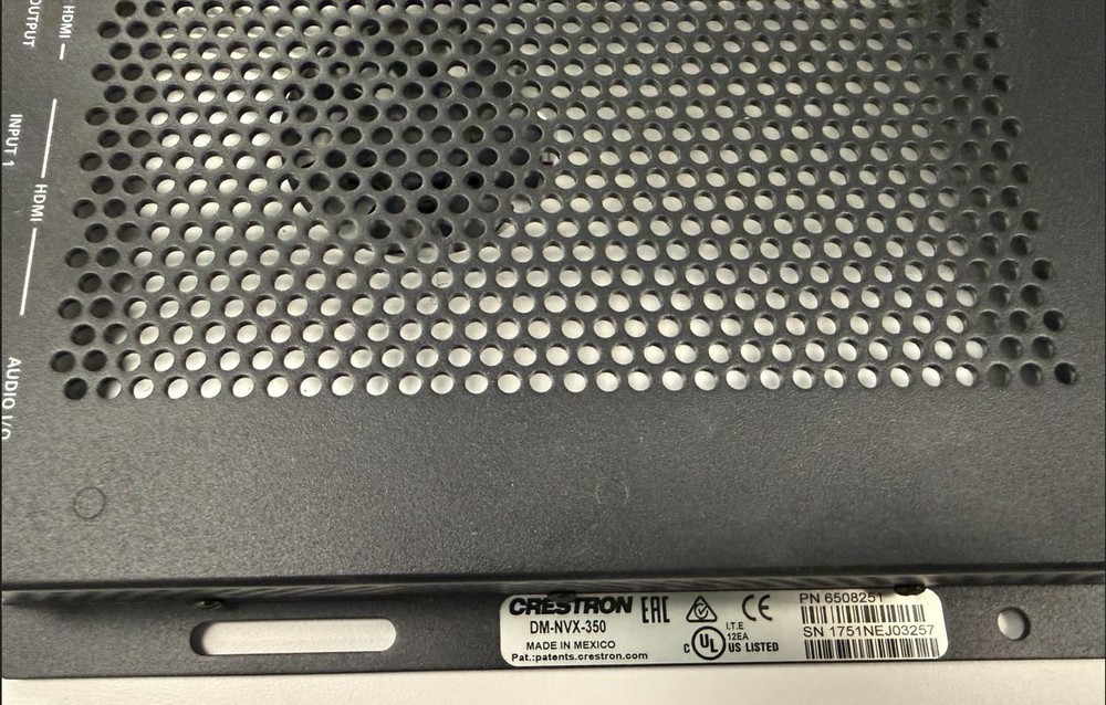 Crestron DM-NVX-350 DM 4K HDMI Network Video Endpoint Encoder Decoder With Power