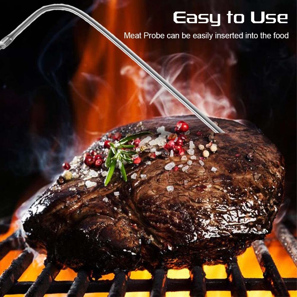 Pit Boss 2 Pack Replacement Meat Probe for Pellet Grill Smokers, 3.5mm Silver