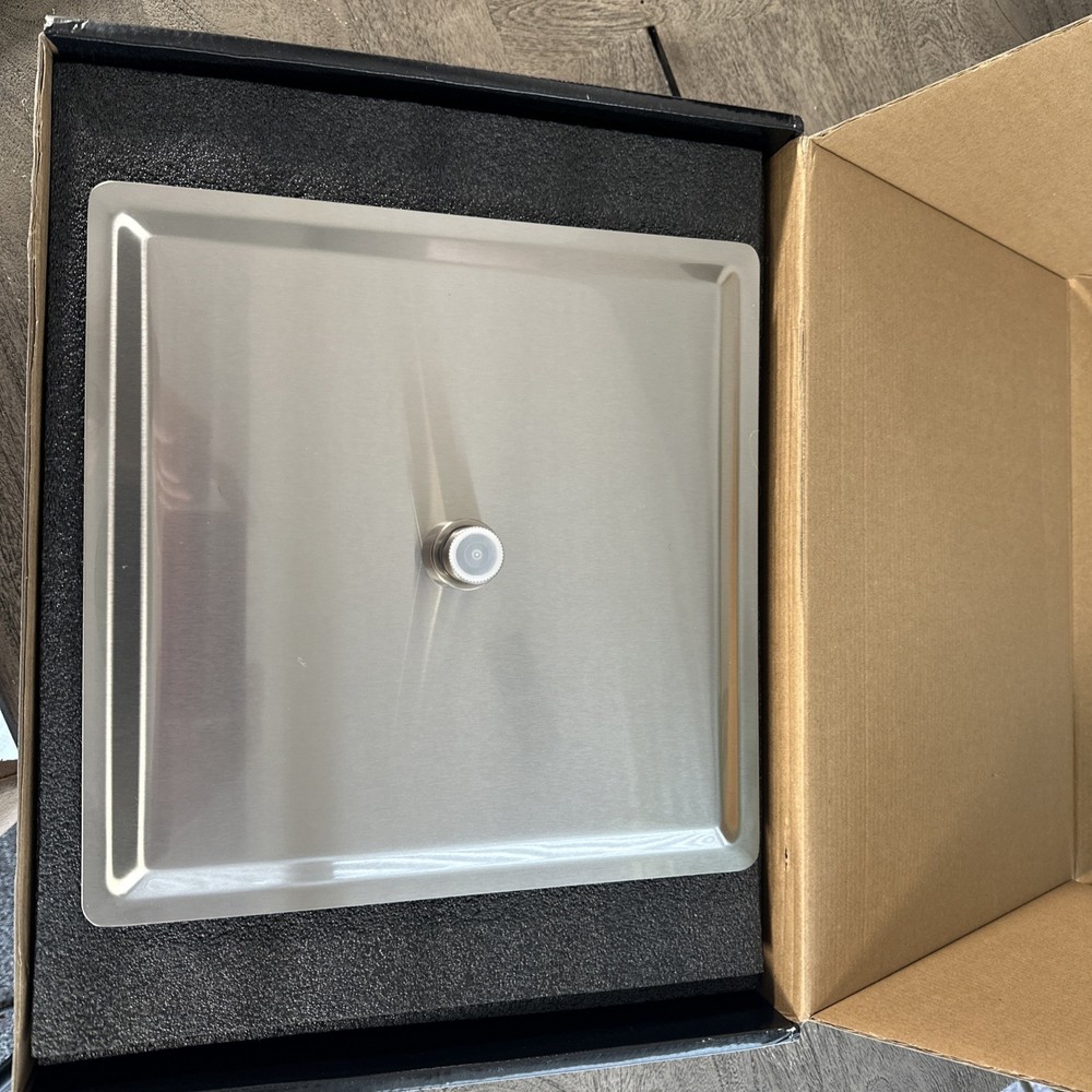 Longriver 12” Rain Shower System Set Temperature Display Rainfall and Handheld