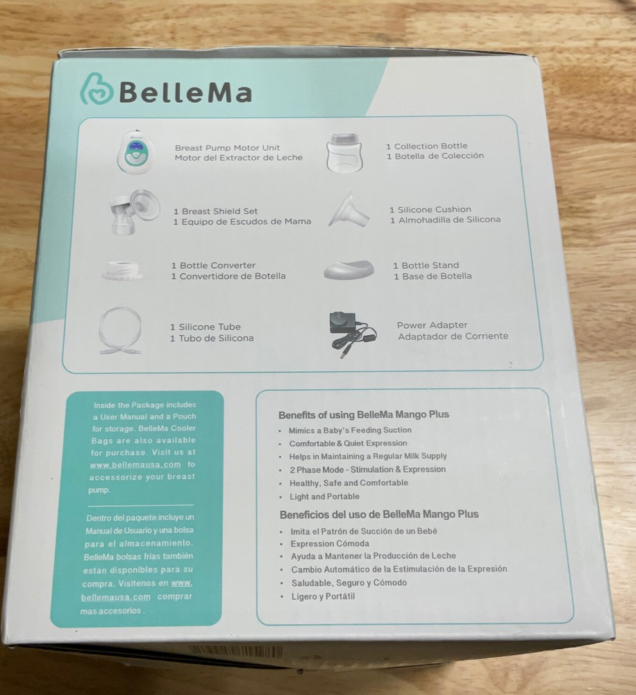 BelleMa Mango Plus Single Electric Breast Pump System- New In Sealed Box