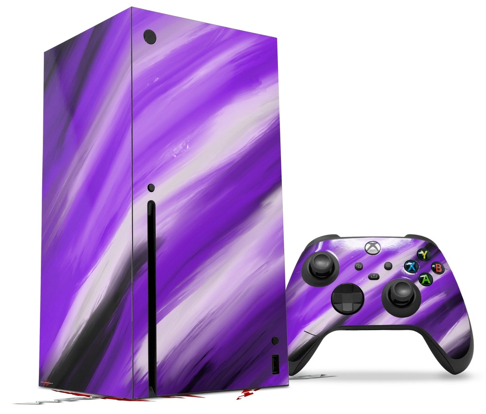 Skins XBOX Series X Console Controller Paint Blend Purple