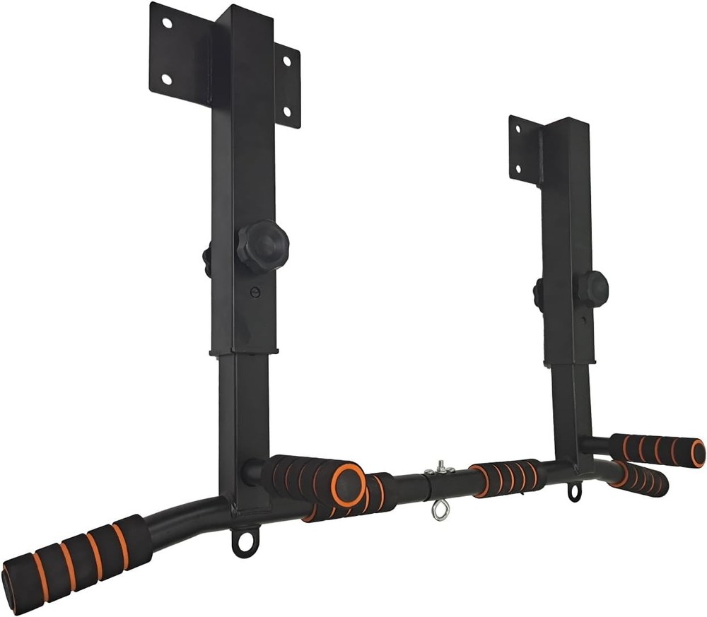 PLKO Wall Mount Pull Up Bar Wall Mounted Body Press Pull Up Bar Gym Chin-Up for