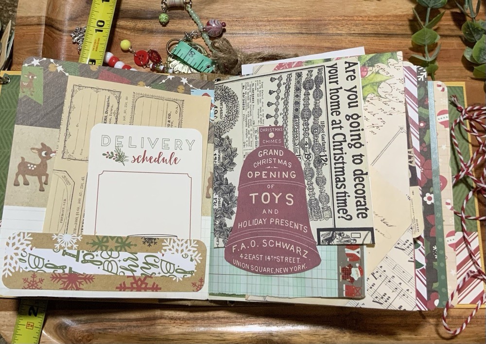 Christmas Handmade Junk Journal