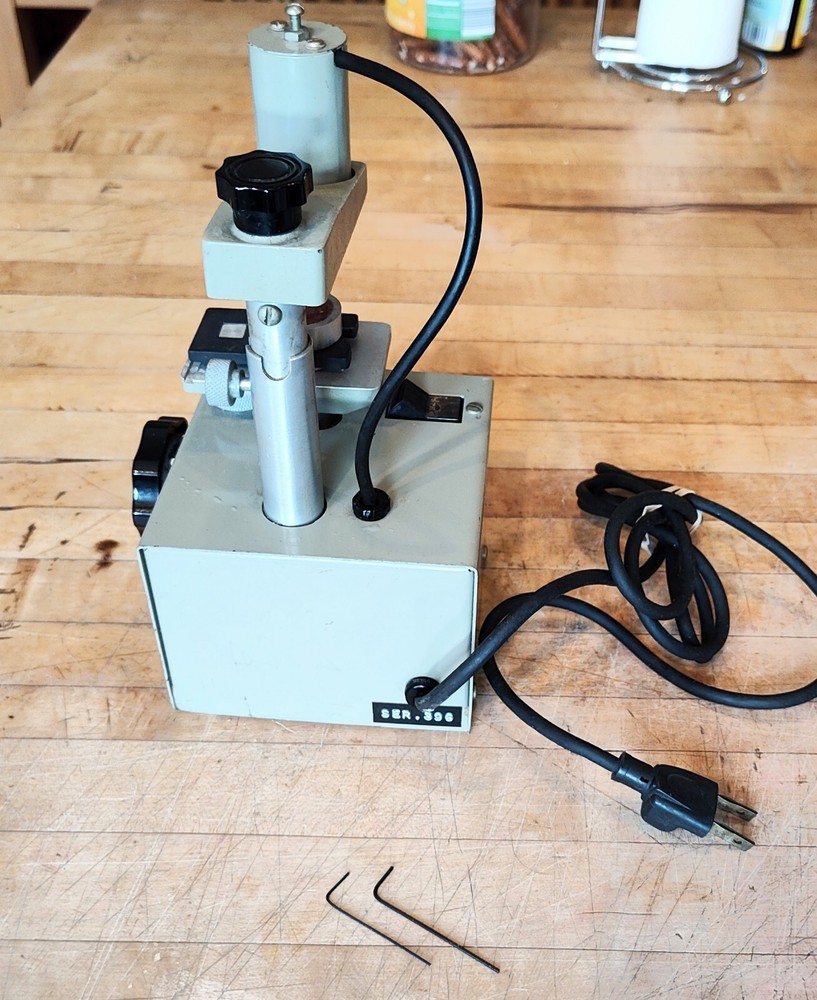 Williams Gold Refining Co. Precision Small Drill Press With Chuck And Chuck Keys
