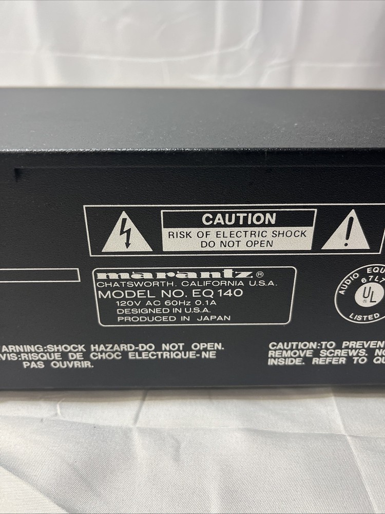 Marantz EQ140 Graphic Equalizer Fully Tested Working