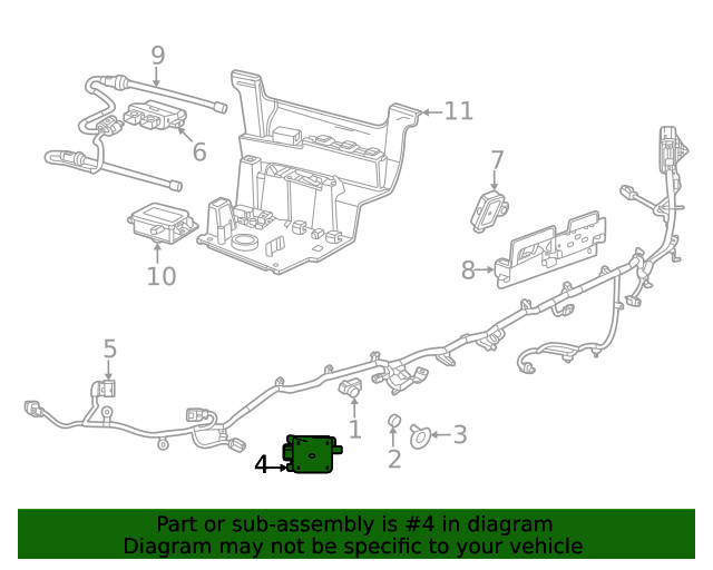 Genuine GM Blind Spot Radar 85530064