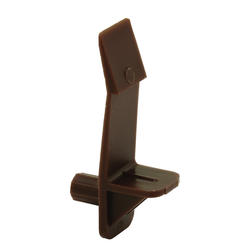 MP9117-100 Self-Locking Shelf Support Peg with 3/4 In. Shelf 1/4 In. Brown 10...