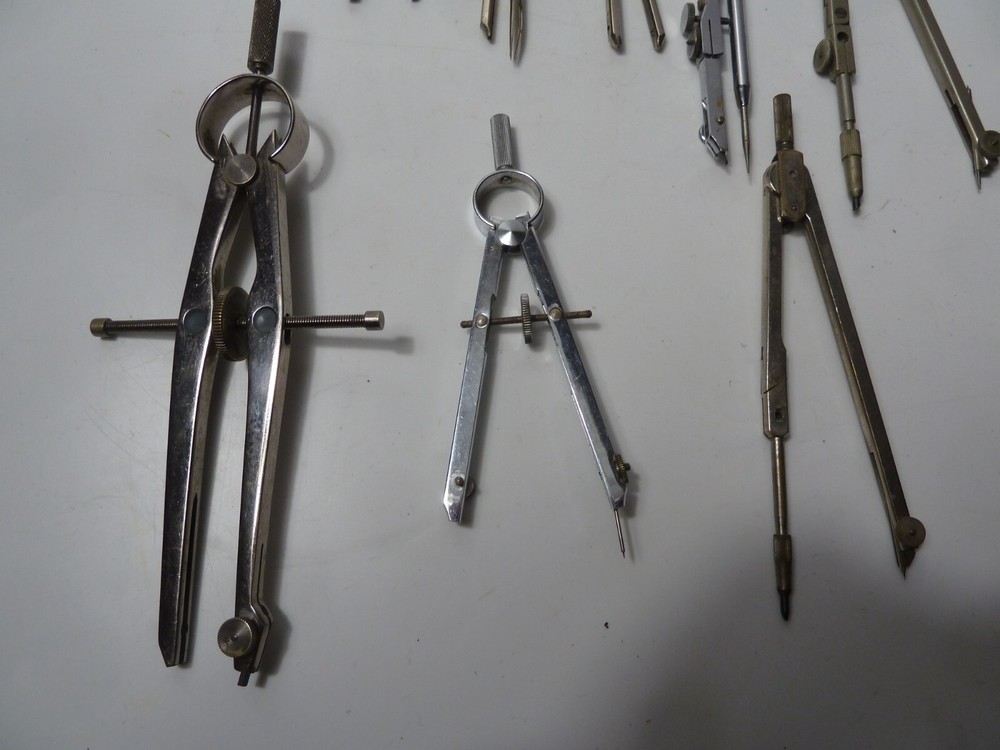 Vintage Technical Drawing Draughtsman tools see all photos ,