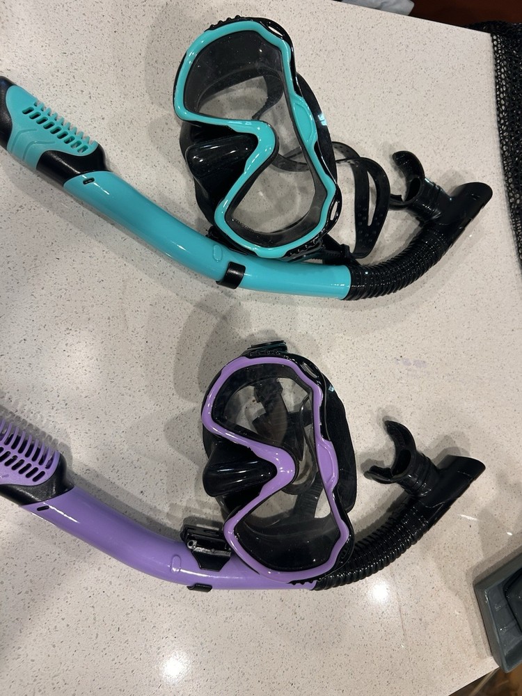 Full Face Snorkel Masks (2) – Great Condition