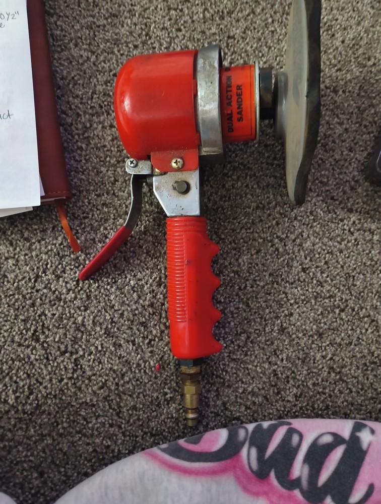 Dual Action Geared Orbital Air Sander