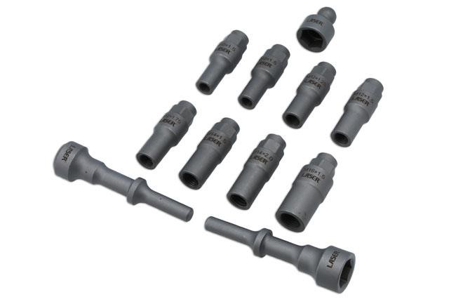 Laser Tools 9183 Ball Joint Separator - Pneumatic Impact Set 11pc