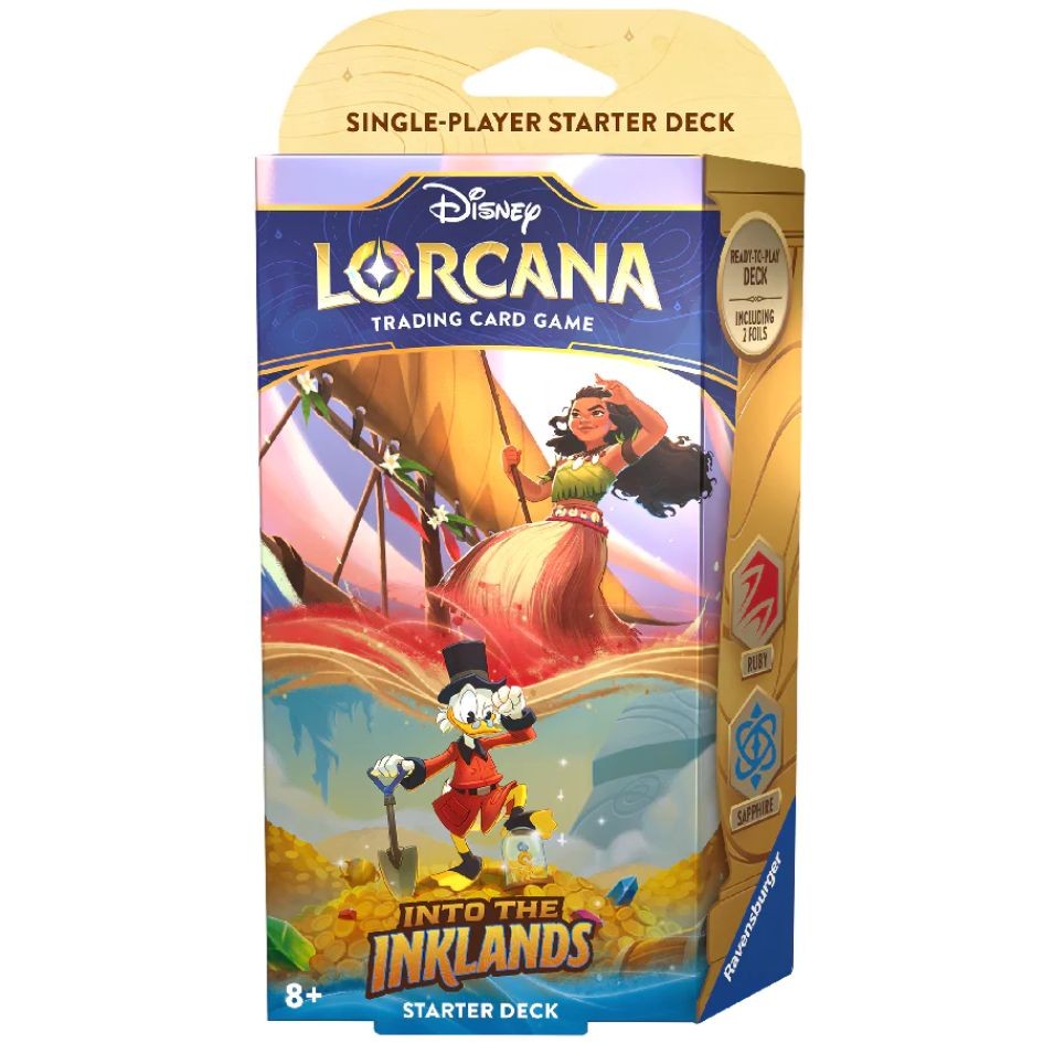 Disney Lorcana: Into the Inklands Starter Deck - Ruby and Sapphire