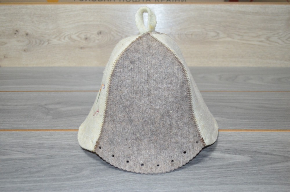 Sauna Hat 100% wool Банна шапка Кто парится тот не старится