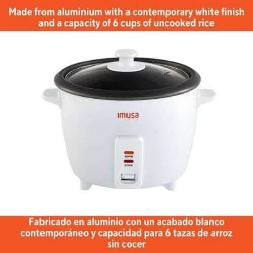 IMUSA Rice Cooker White
