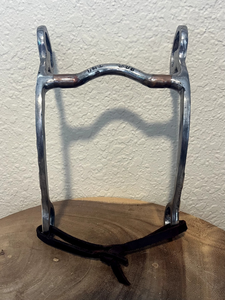 Dennis Moreland NCHA Low Port Bit with Silver