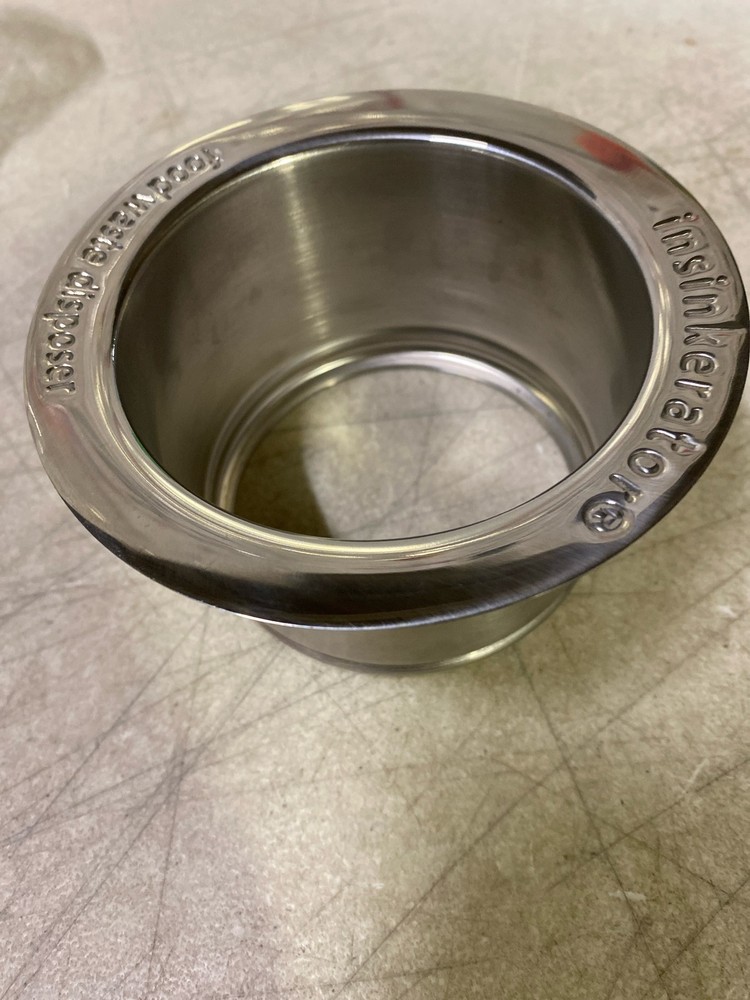 InSinkErator FLG-SS-LG Extended Sink Disposal Flange - Stainless Steel