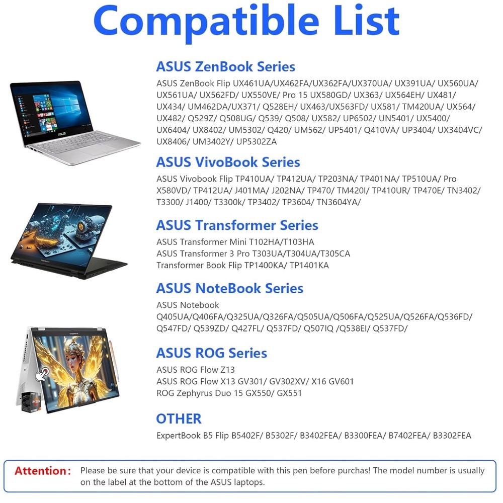 ASUS Touchscreen Stylus with Ultra-Fine Tip