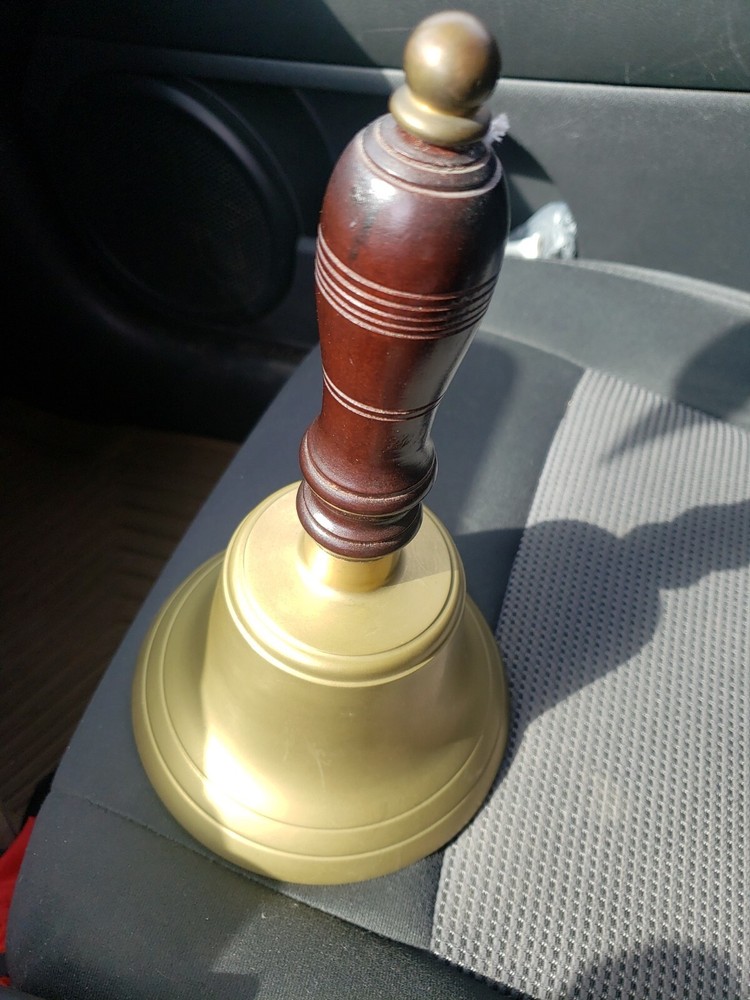 Hand Held School Brass Bell