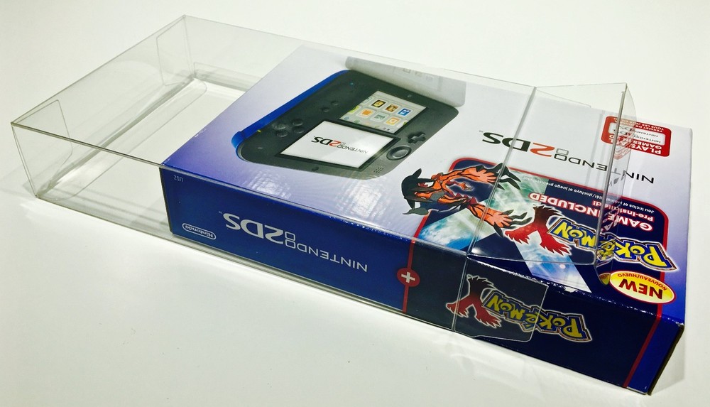1 Box Protector for NINTENDO 2DS Console Boxes (NTSC) Fits Zelda Link Clear Case