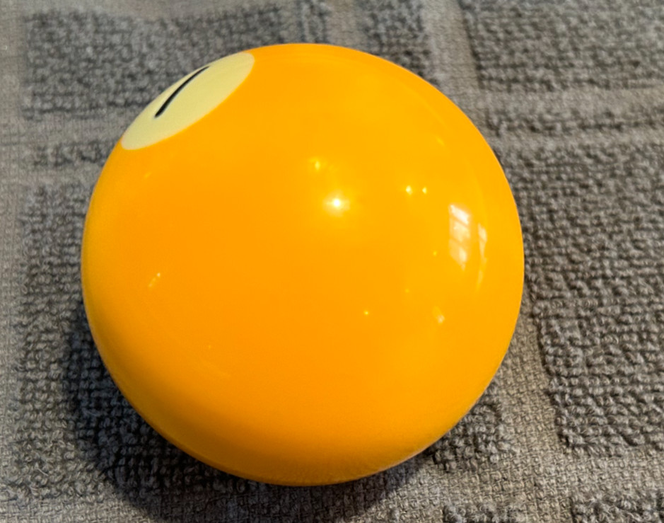 Replacement #1 Billiard Pool Ball 2 1/4" Diameter