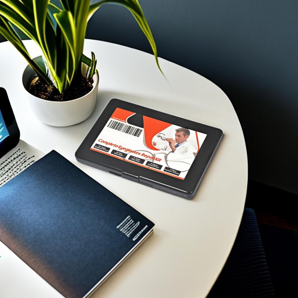 Kit De Reparacion De Gafas Version Mejorada Herramientas Reparacion Con 15 PCS.