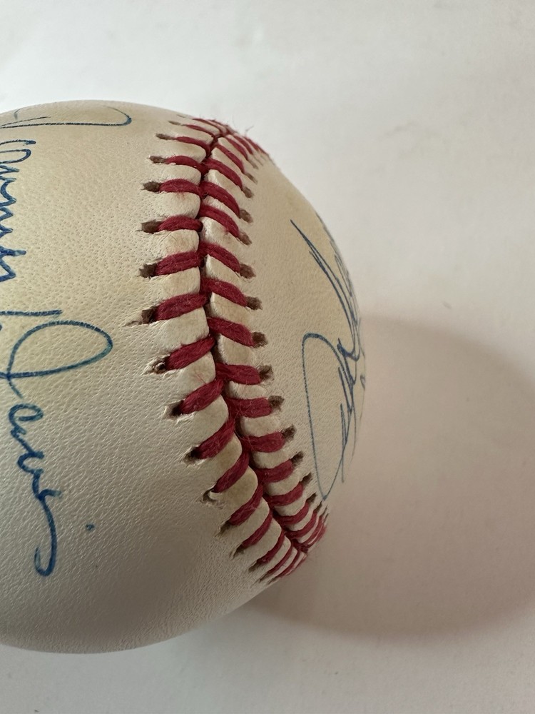 Tommy Davis Signed Autographed Baseball Dodgers - We Don’t Know Other Names?