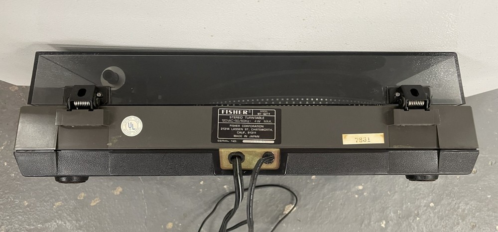 Fisher MT-6211 Stereo Turntable Made in Japan - NEEDS WORK