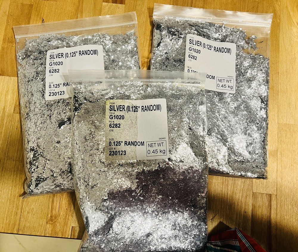 Random Cut Glitter Flakes for Epoxy, Polyaspartic, Urethane Coatings