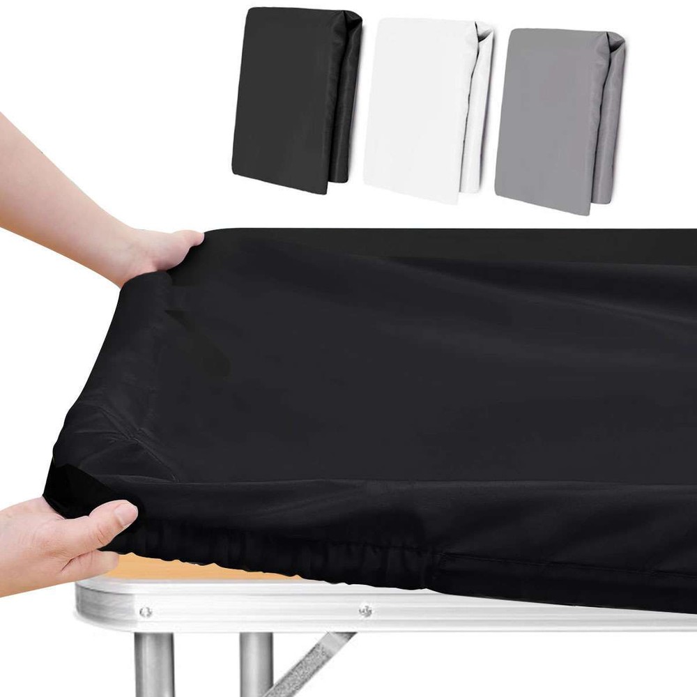 Picnic Table Cloth,Elastic Fitted Tablecloths for 6ft(30*72inch) Rectangle Table