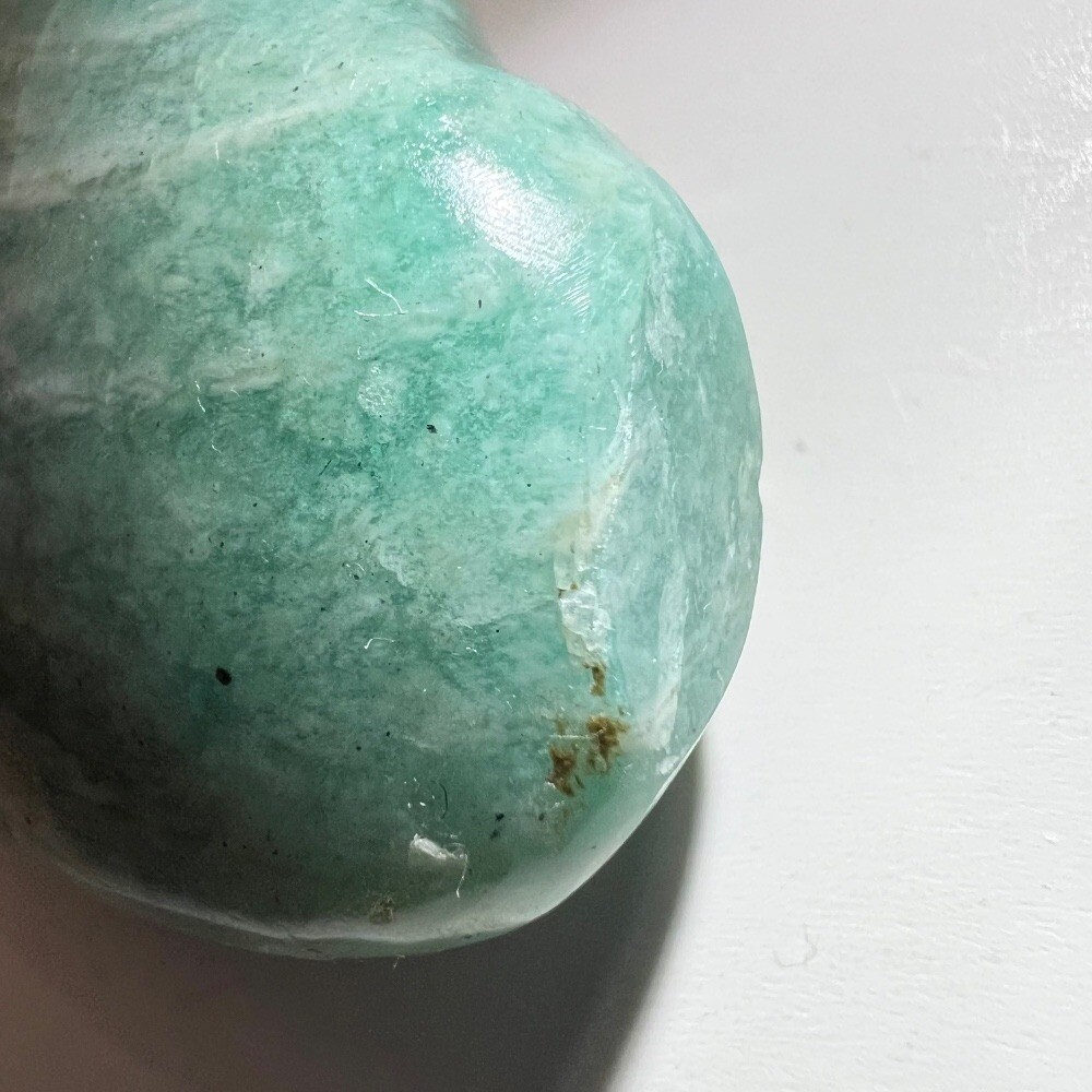 Amazonite Heart Carving (#6)