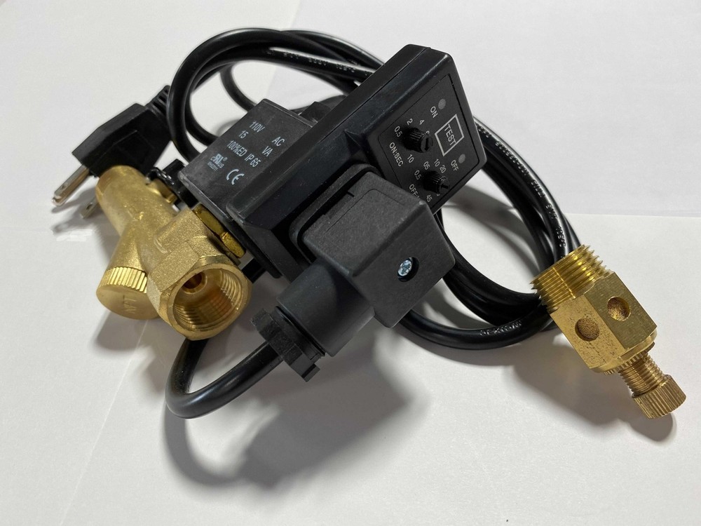 Flexzilla DRAIN013 Pro Air Compressor Replacement Water Drain w/ Noise Filter