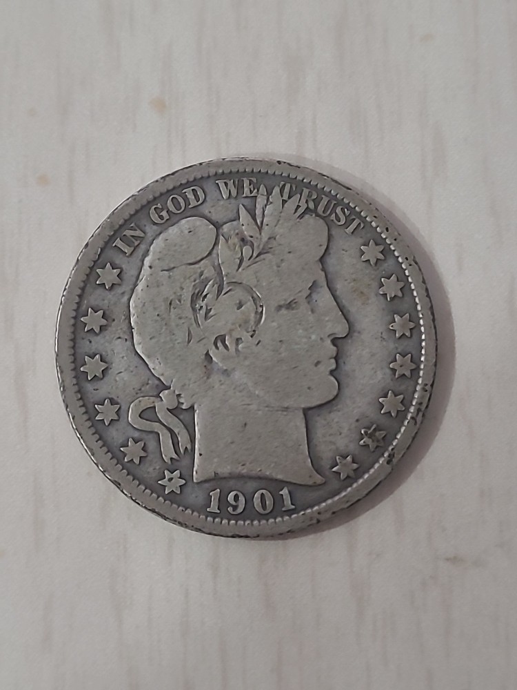 1901 Barber Half Dollar
