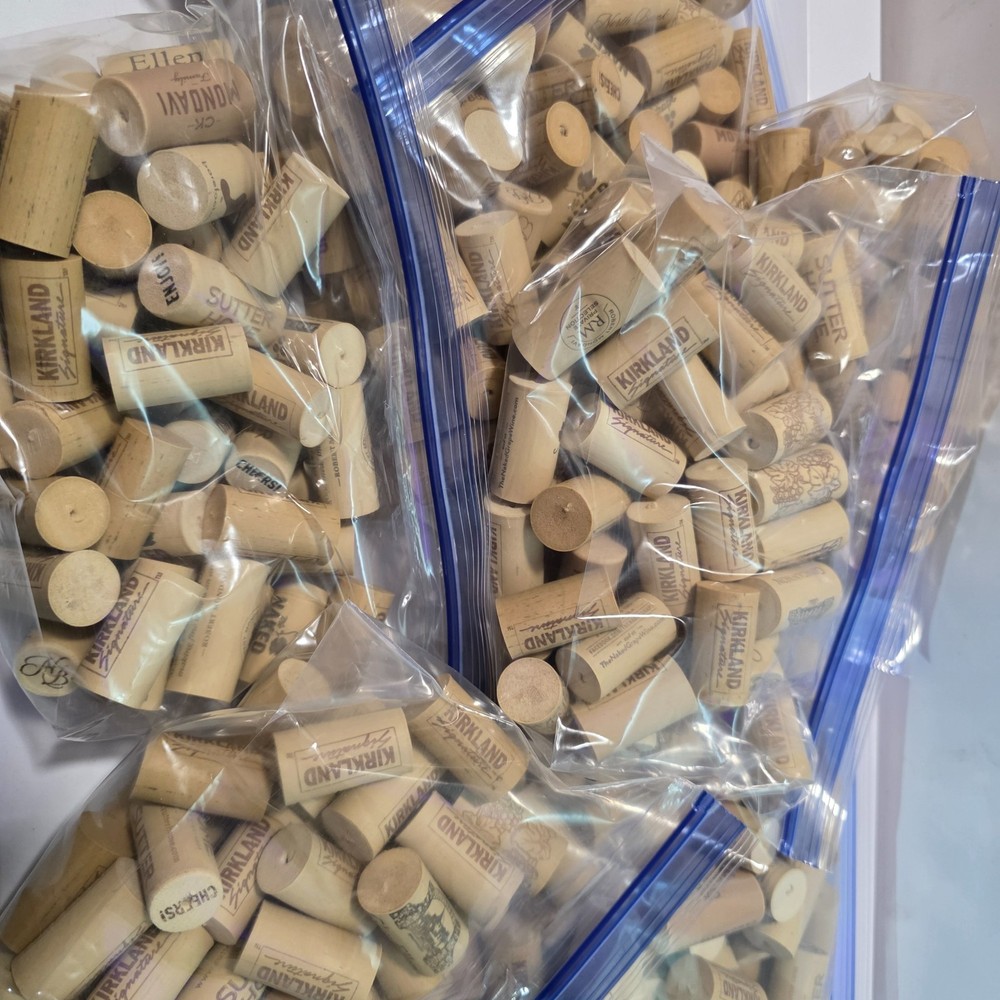 Wine Corks - Synthetic Used Wine Corks (50 Count Per Bag)