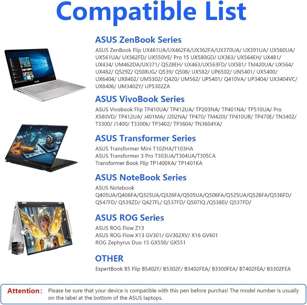 ASUS Touchscreen Stylus with Ultra-Fine Tip