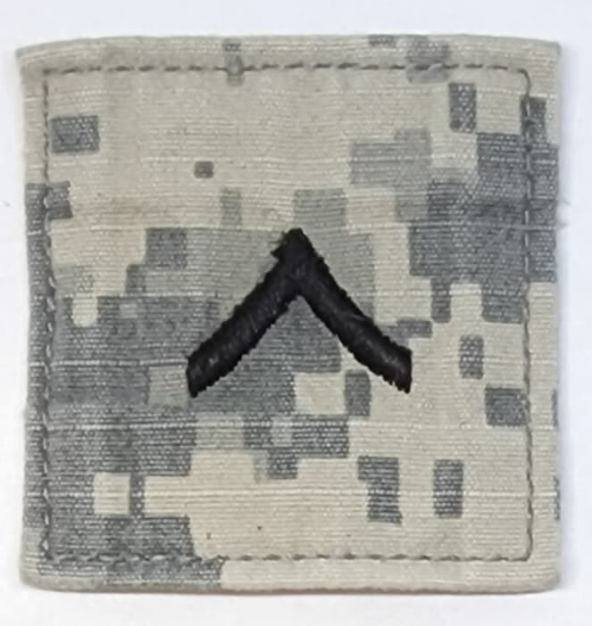 Used ACU Private Patch with Hook and Loop Backing *mocinc.1982*
