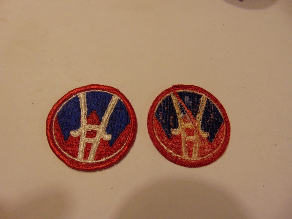 MILITARY PATCH SEW ON COLORED OLDER 2ND LOGISTICAL COMMAND