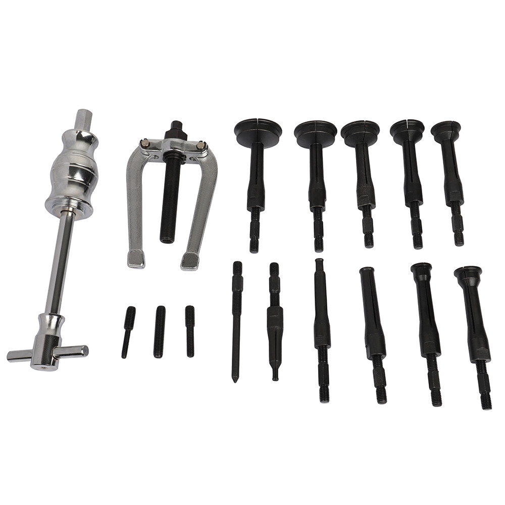 16Pcs Bush Bearing Puller Blind Hole Pilot Internal Extractor Removal Tool Set