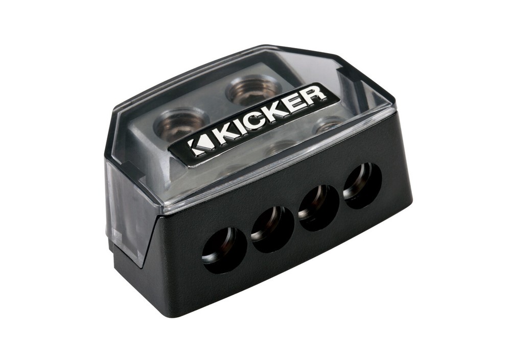 Kicker Car Audio DB4 Distribution Block Brass Accessories Solid Termination New