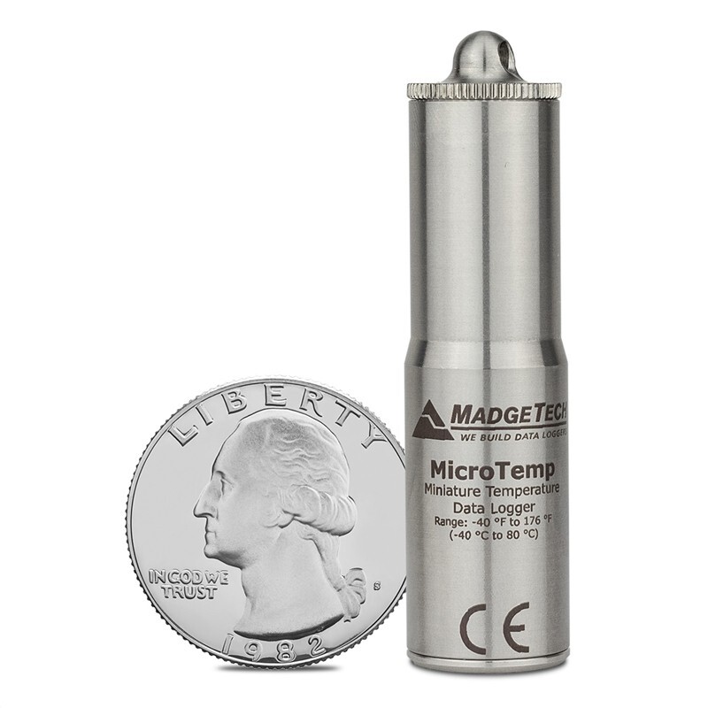 MADGETECH is a miniature temperature data logger MicroTemp