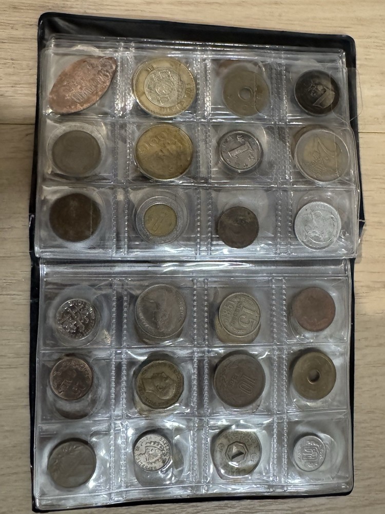 Foreign Coins Mixed Lot Book