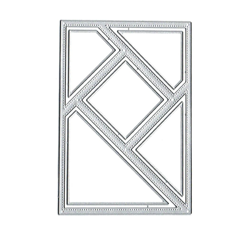 Rectangle Triangle Frame Metal Die Cuts, Rectangle Frame Metal Cutting Dies Cut