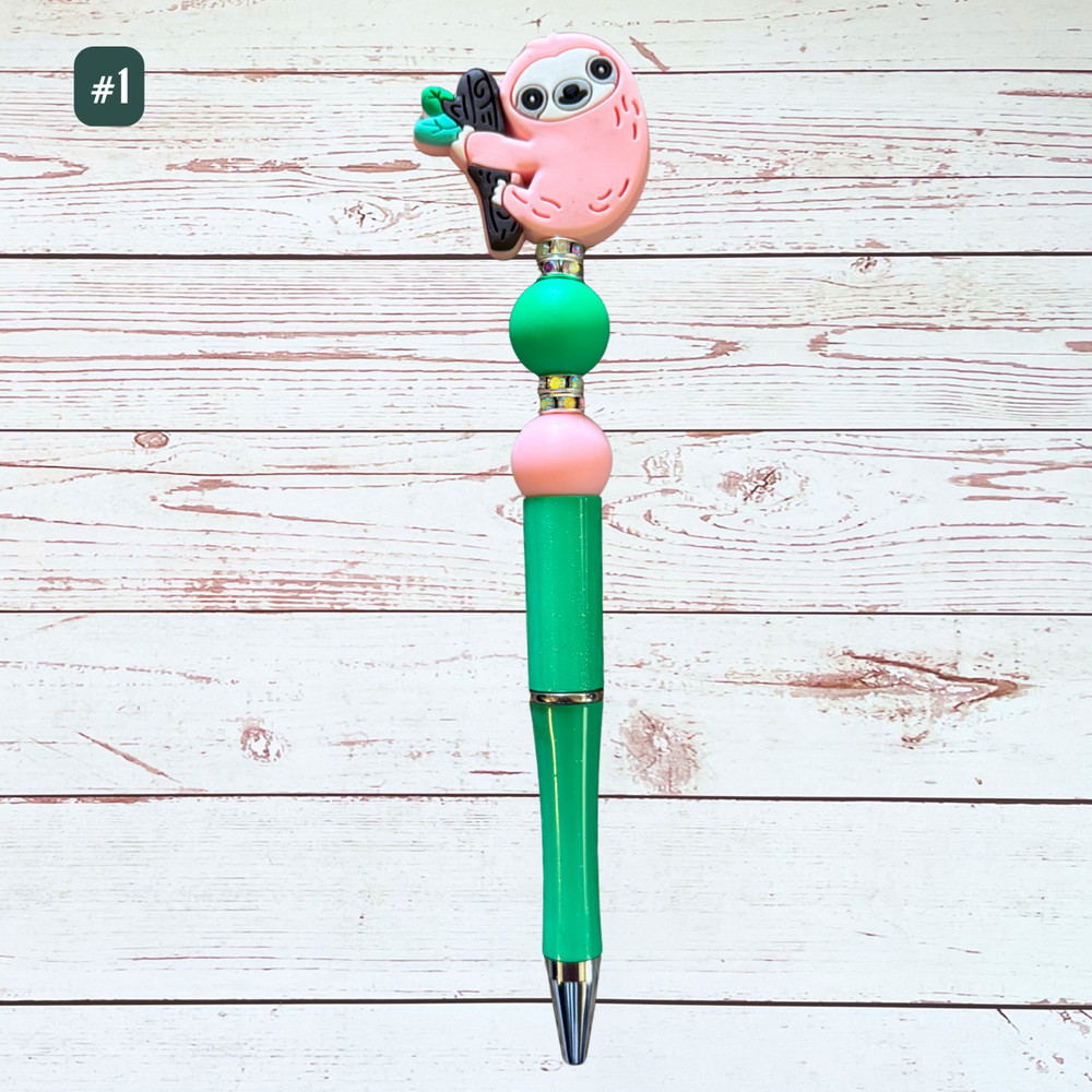 Character Beaded Pen Set | Cute & Fun Designs