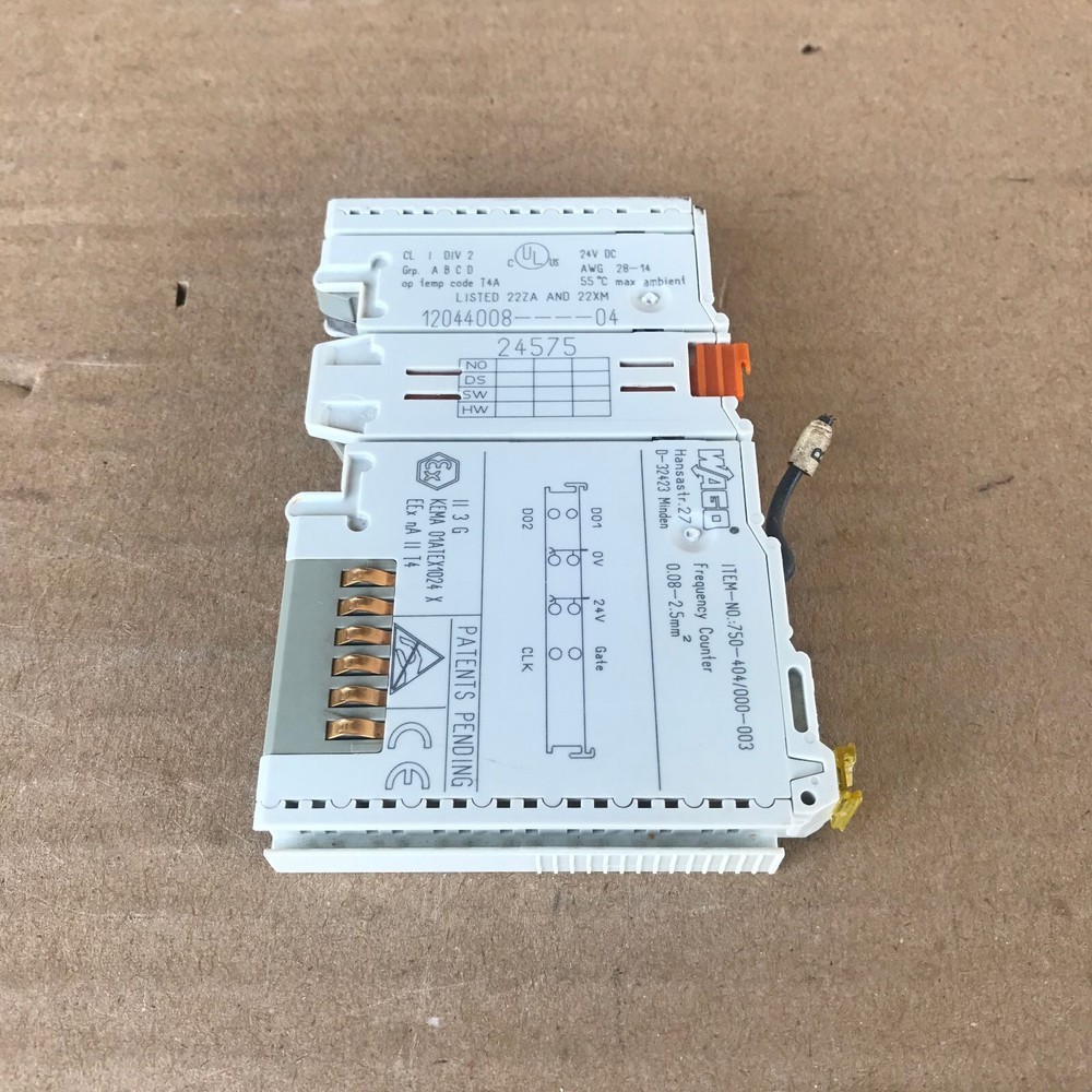 WAGO 750-404/000-003 FREQUENCY COUNTER