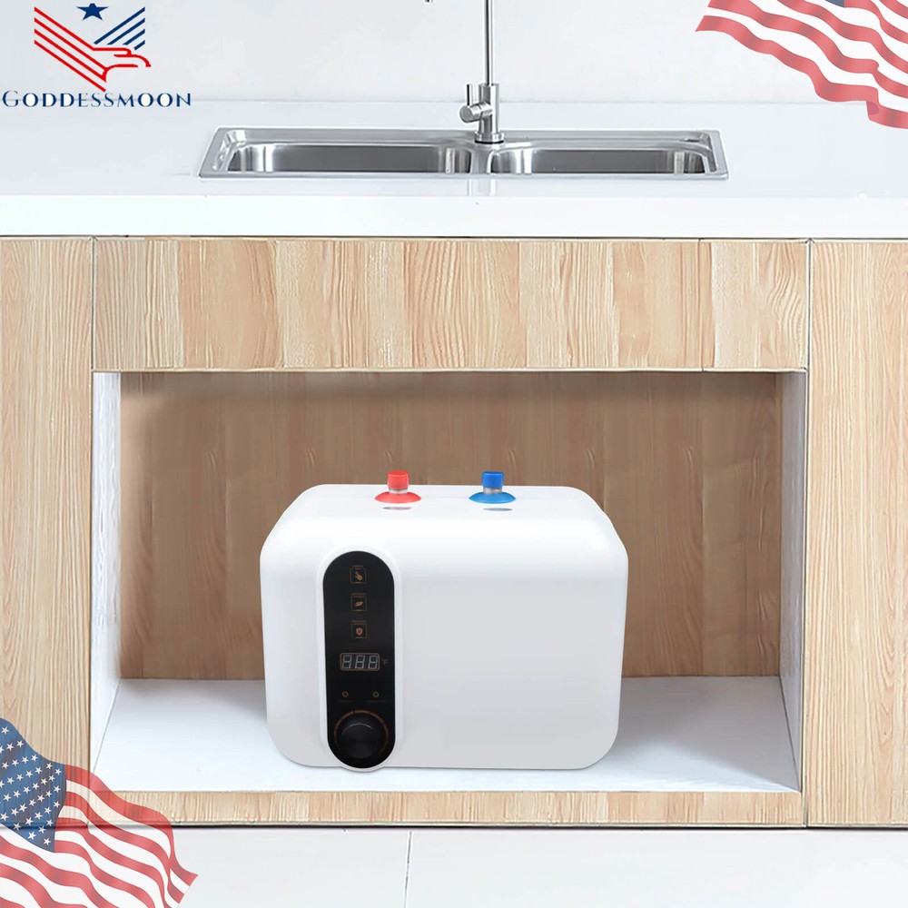 10L Electric Hot Water Heater 110V Compact Mini-Tank Storage,Rv Small Output