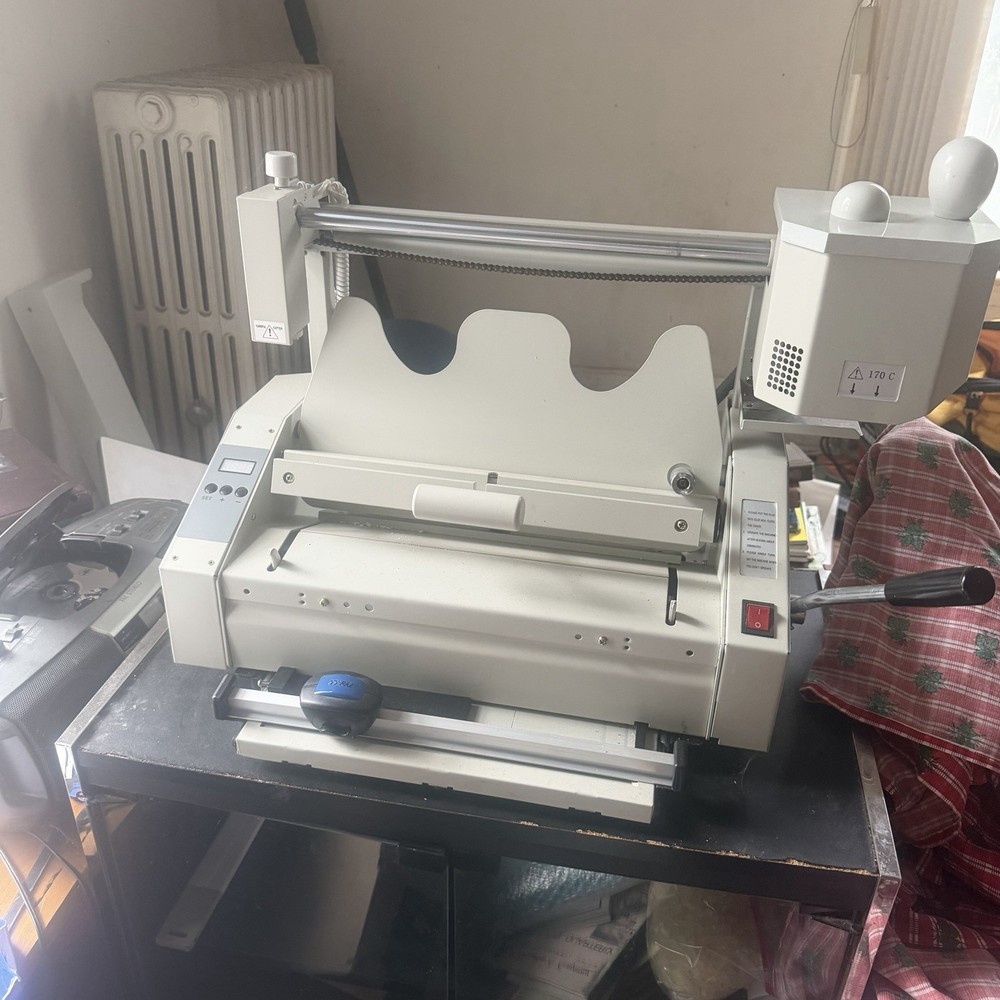 ATS Binding and Stitching Machine Industrial Document Binder White