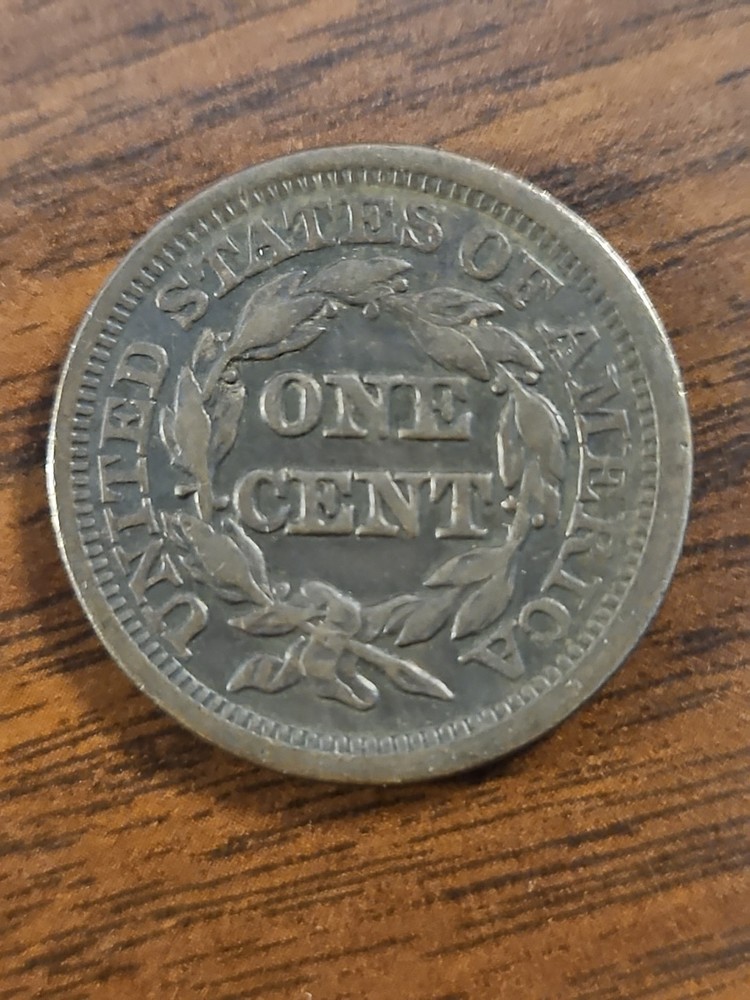 1846 Large Cent Small Date VF