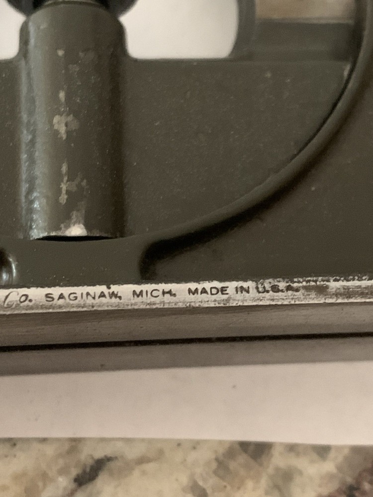LUFKIN PROTRACTOR HEAD FOR 12" COMBINATION SQUARE WORK GREAT GOOD CONDITION.