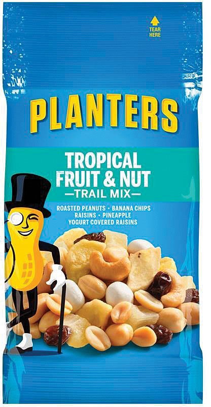 Planters Trail Mix Fruit & Nut Snacks - 2 oz Pack